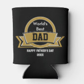Der beste Vater der Welt Dosenkühler (Rückseite)