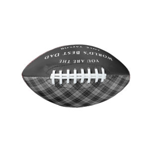 Der beste Vater der Welt Douglas Gray Tartan Karie Football