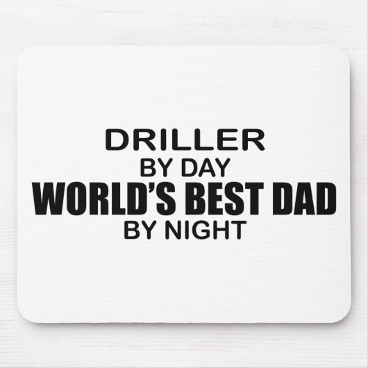 Der beste Vater der Welt - Driller Mousepad (Vorne)