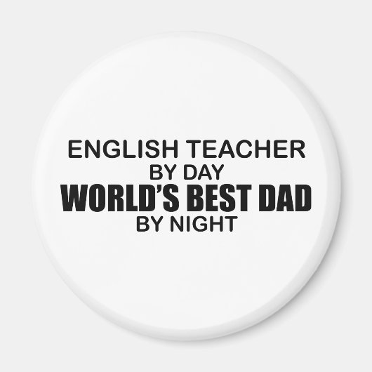 Der beste Vater der Welt - Englischlehrer Magnet (Vorne)