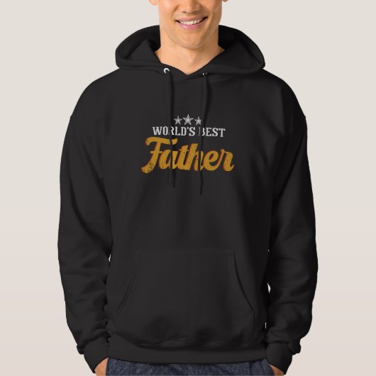 Der beste Vater der Welt für Vater Hoodie (Vorderseite)