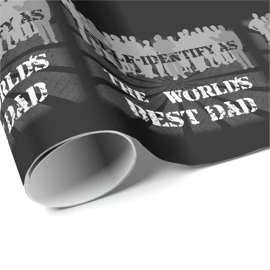 Der beste Vater der Welt Geschenkpapier (Rolleneckpunkt)