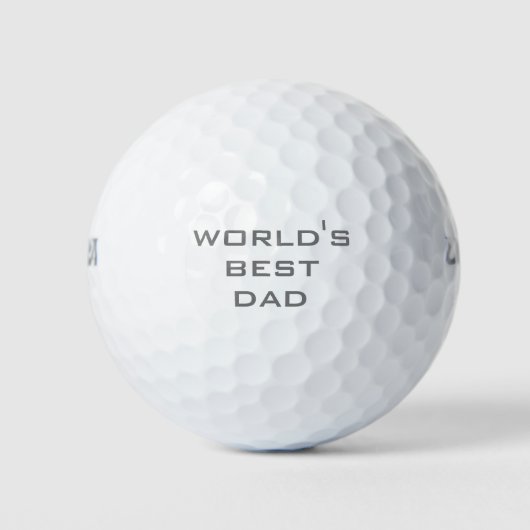 Der beste Vater der Welt Golfball (Vorderseite)