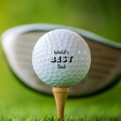 Der beste Vater der Welt Golfball