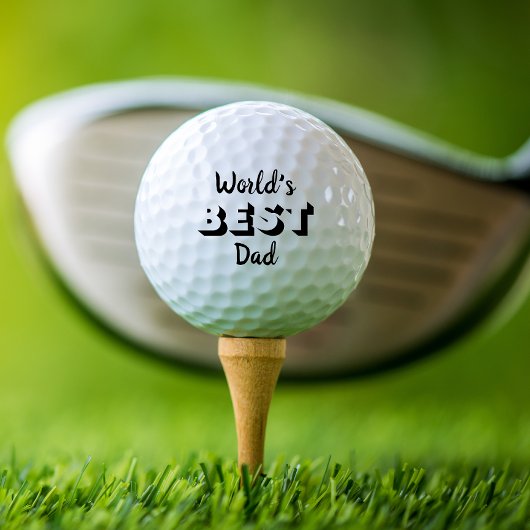 Der beste Vater der Welt Golfball