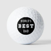 Der beste Vater der Welt Golfball (Vorderseite)