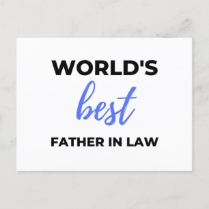 Der beste Vater der Welt im Recht 2 Feiertagspostkarte