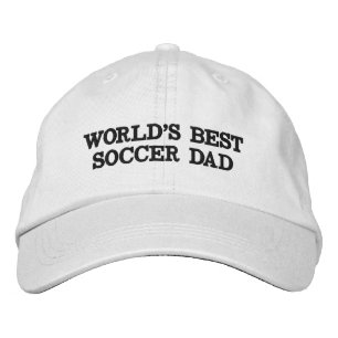 Der beste Vater der Welt in Schwarz Bestickte Baseballkappe