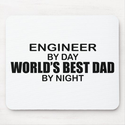 Der beste Vater der Welt - Ingenieur Mousepad (Vorne)