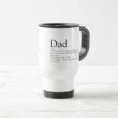 Der beste Vater der Welt je Daddy Father Definitio Reisebecher (VorderseiteRechts)