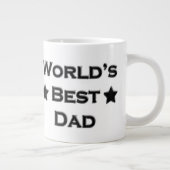 Der beste Vater der Welt Jumbo-Tasse (Rechts)