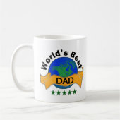 Der beste Vater der Welt Kaffeetasse (Links)
