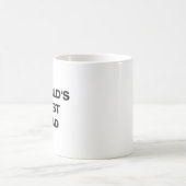 Der beste Vater der Welt Kaffeetasse (Mittel)