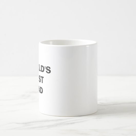 Der beste Vater der Welt Kaffeetasse (Mittel)