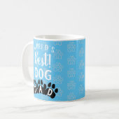 Der beste Vater der Welt Kaffeetasse (Vorderseite Links)