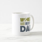 Der beste Vater der Welt Kaffeetasse (VorderseiteRechts)