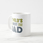 Der beste Vater der Welt Kaffeetasse (Vorderseite Links)