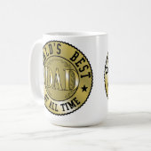 Der beste Vater der Welt Kaffeetasse (Vorderseite Links)