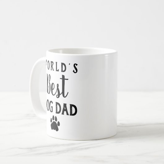 Der beste Vater der Welt Kaffeetasse (Vorderseite Links)