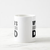 Der beste Vater der Welt Kaffeetasse (Mittel)