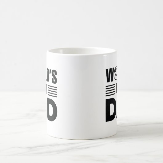 Der beste Vater der Welt Kaffeetasse (Mittel)