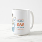 Der beste Vater der Welt Kaffeetasse (VorderseiteRechts)