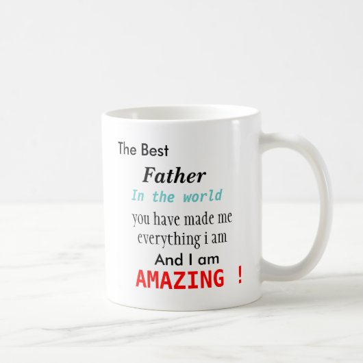 Der beste Vater der Welt Kaffeetasse (Rechts)