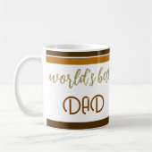 Der beste Vater der Welt Kaffeetasse (Links)