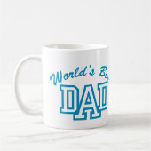 Der beste Vater der Welt Kaffeetasse (Links)