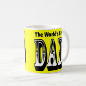 Der beste Vater der Welt Kaffeetasse (VorderseiteRechts)