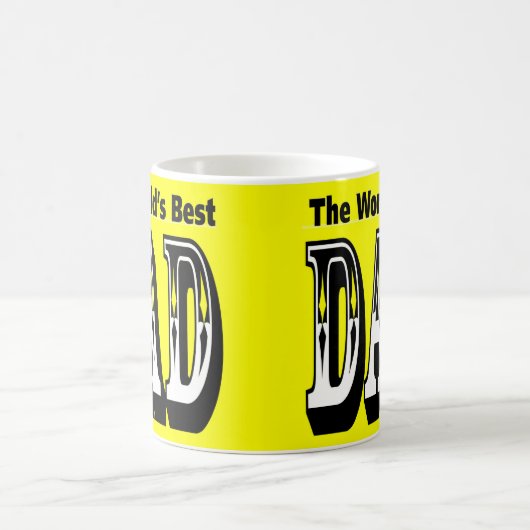 Der beste Vater der Welt Kaffeetasse (Mittel)