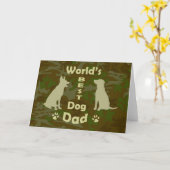 Der beste Vater der Welt Karte (Gelbe Blume)