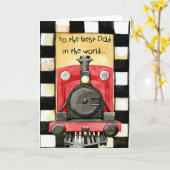 Der beste Vater der Welt Karte (Gelbe Blume)