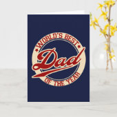 Der beste Vater der Welt Karte (Gelbe Blume)