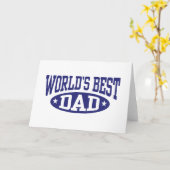 Der beste Vater der Welt Karte (Gelbe Blume)