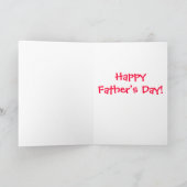 Der beste Vater der Welt! Karte (Innenseite)