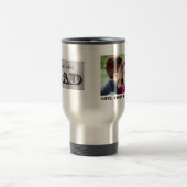 Der beste Vater der Welt - kundenspezifisches Foto Reisebecher (Mittel)