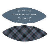 Der beste Vater der Welt MacKay Tartan Kariert Football (Paneele)