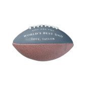 Der beste Vater der Welt MacKay Tartan Kariert Football (Gedreht 90)