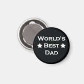 Der beste Vater der Welt Magnet (Vorderseite/Rückseite)