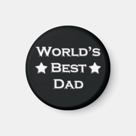 Der beste Vater der Welt Magnet (Vorne)