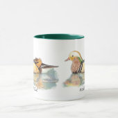 Der beste Vater der Welt: Mandarin Duck Game Bird Tasse (Zentrum)