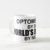 Der beste Vater der Welt - Optometriker Kaffeetasse (Vorderseite Links)