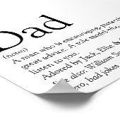 Der beste Vater der Welt, Papa, Definition des Vat Poster (Ecke)