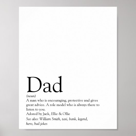 Der beste Vater der Welt, Papa, Definition des Vat Poster (Vorne)