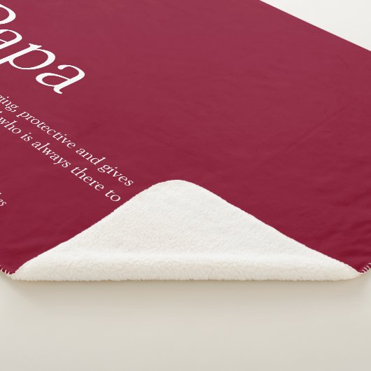 Der beste Vater der Welt Papa Father definiert Bur Sherpadecke (3/4)