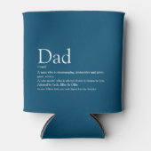 Der beste Vater der Welt Papa Vater definiert Spaß Dosenkühler (Vorderseite)