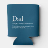 Der beste Vater der Welt Papa Vater definiert Spaß Dosenkühler (Rückseite)