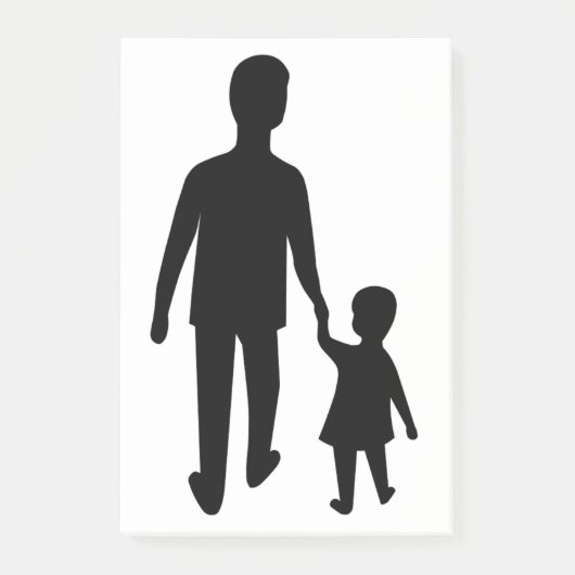 DER BESTE VATER DER WELT POST-IT KLEBEZETTEL (Vorderseite)