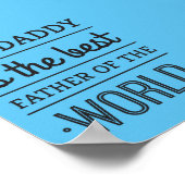 Der beste Vater der Welt Poster (Ecke)